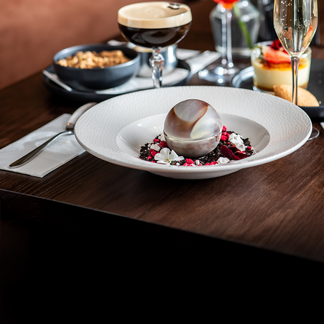 Dessert menu at The Sheep Heid Inn