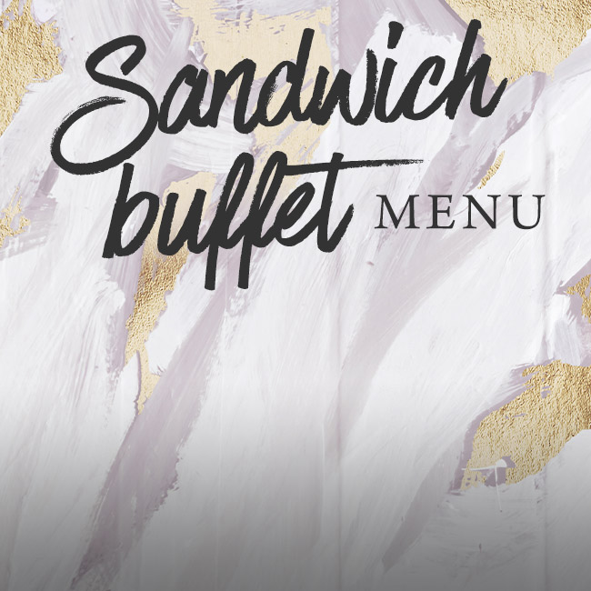 Sandwich buffet menu at The Sheep Heid Inn