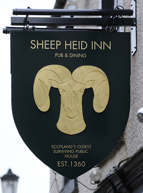 A little about The Sheep Heid Inn